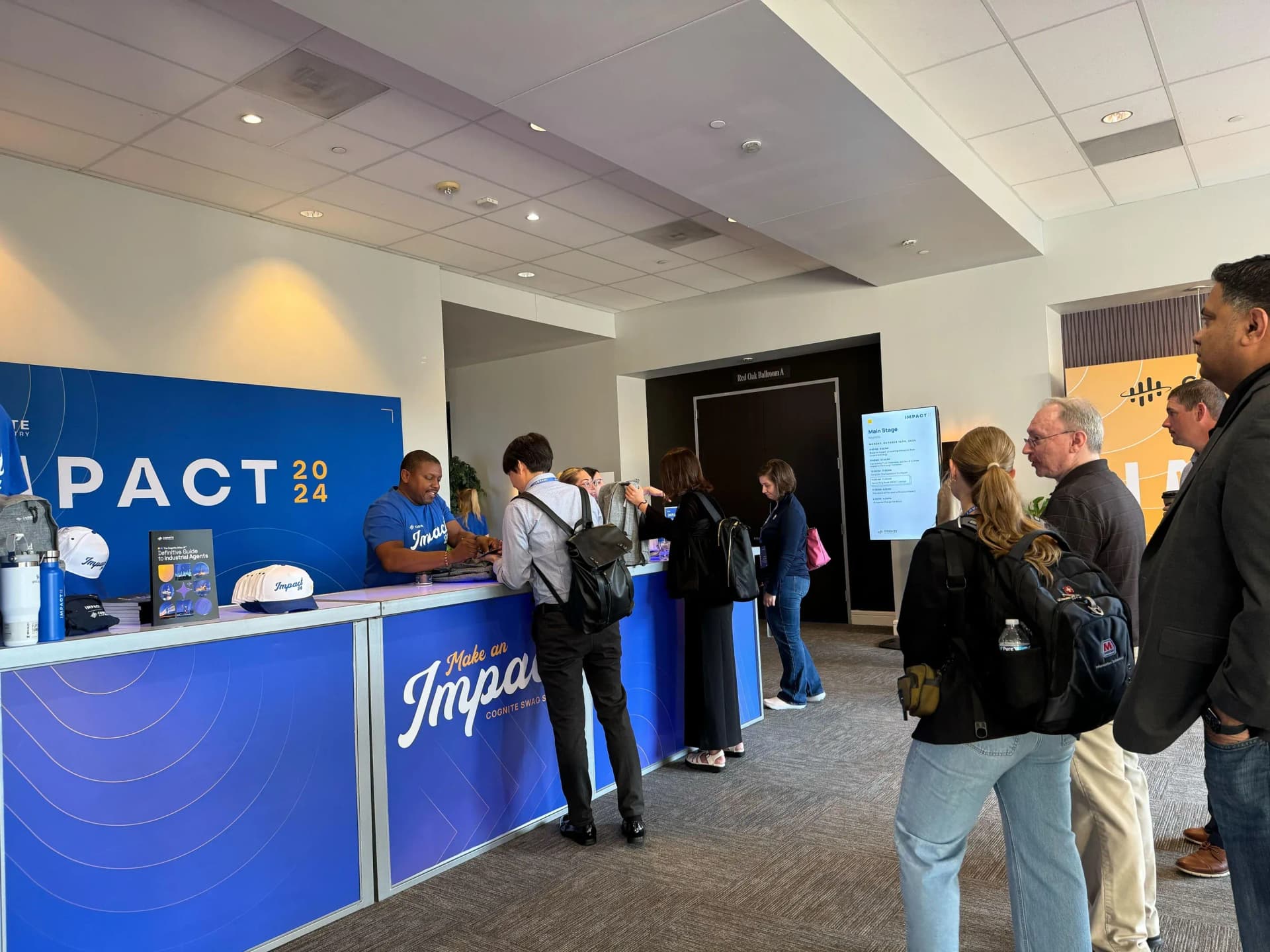 IMPACT2024の受付風景