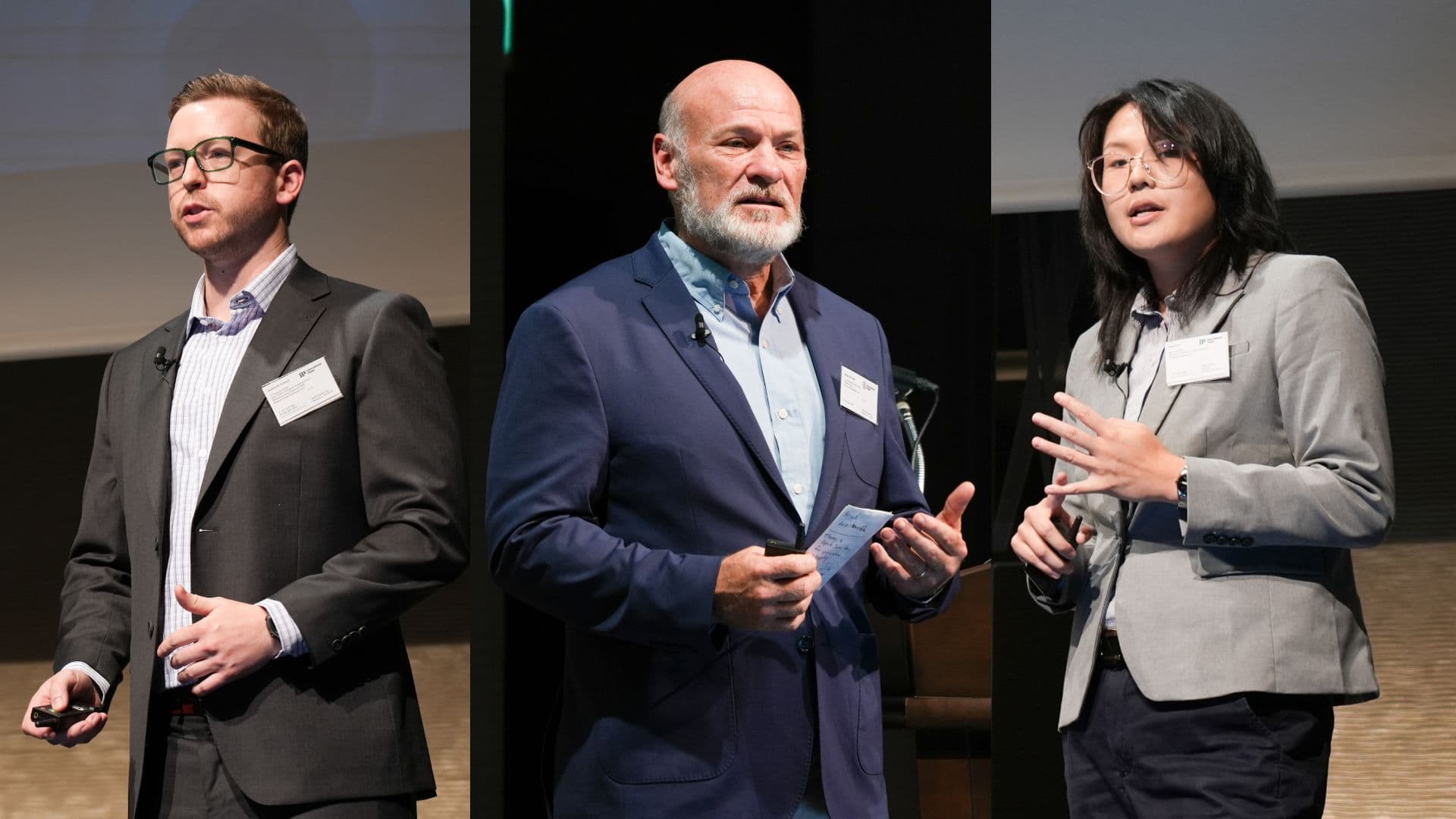 Left: Stephen Krassick,International Paper / Center: Randy McCright, International Paper / Right: Maggie Xia, International Paper