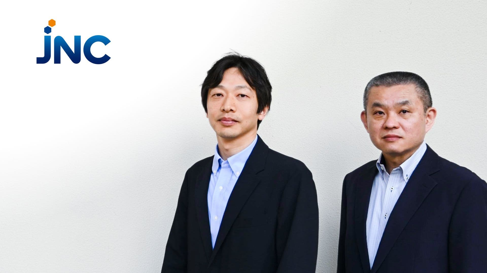 Left: Daiki Matuura, Assistant Manager, DX Promotion Office & Production Technology Department / Right: Motohisa Matsuzaki, Assistant Manager, Production Technology Dept., Minamata Factory