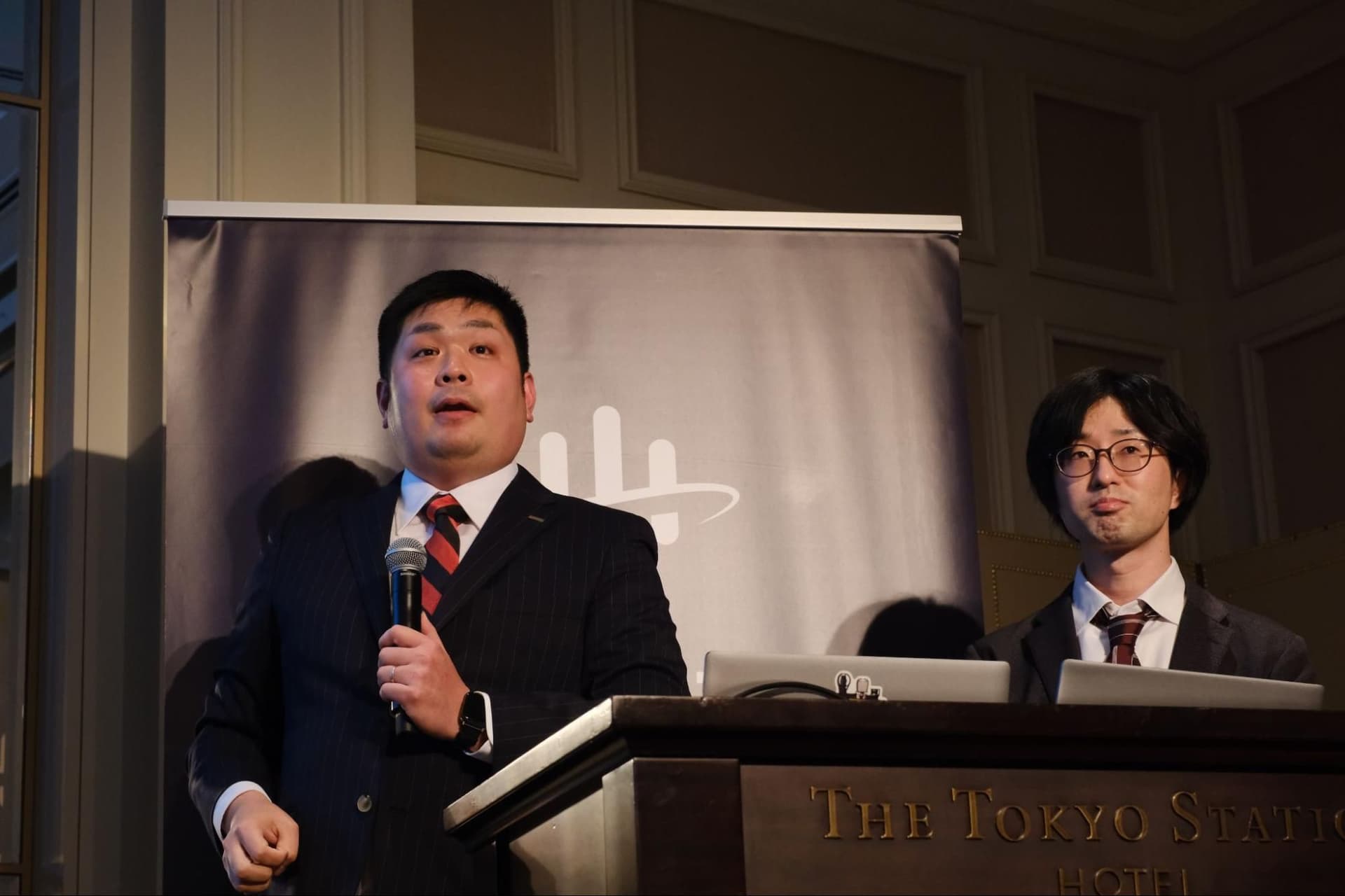 電源開発　淵 隆志さん（左）& 守山 智洋さん（右）のセッション